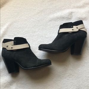 Rag&Bone Black Heeled Ankle Boots